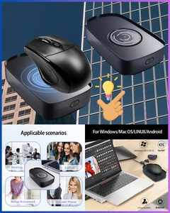 Déplace Souris USB / Mouse Jiggler - Statut Actif Teams Anti-Veille - Neuf - Picture 1 of 7