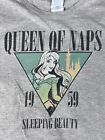 Disney Sleeping Beauty Shirt Womens Queen of Naps T Tee Medium Aurora
