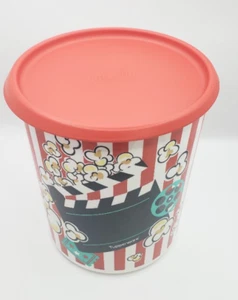 Tupperware New~ Rare 12 1/2Cup Movie Popcorn One Touch Storage Canister ~ NEW - Picture 1 of 3