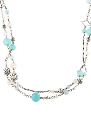 COLLAR ESTACIÓN TWEEJOUX Y PERLAS 925 DAVID YURMAN PLATA ESTERLINA S Foto 1 de 4