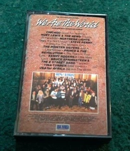 1985 WE ARE THE WORLD USA for AFRICA Cassette Prince Bruce Springsteen & More - Picture 1 of 5