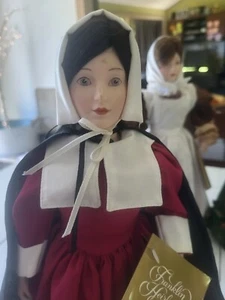 Priscilla of Massachusetts - Franklin Heirloom Little Maids of the 13 Colonies - Picture 1 of 4