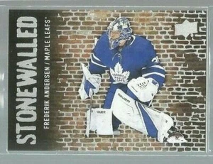 2018-19 Upper Deck Stonewalled #SW18 Frederik Andersen (ref49147) - Picture 1 of 1