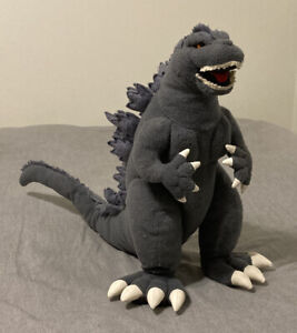 Toy Vault Toho 2014 Godzilla Gray Orange Eyes Stuffed Animal Plush 15”
