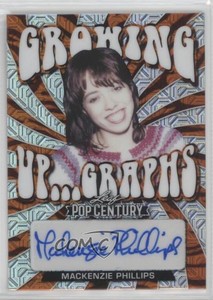 2022 Leaf Metal Pop Century Orange Mojo 2/4 Mackenzie Phillips #GUG-MP1 Auto qf8