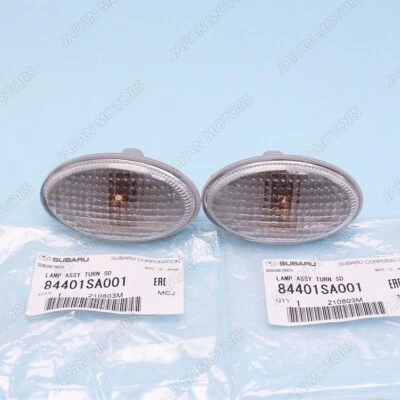 Marcador lateral transparente genuino OEM Subaru para IMPREZA WRX 2002-2007 - 84401SA001 NUEVO Foto 1 de 4