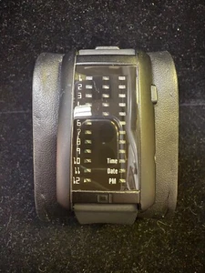 🔥 Futuristic 01 THE ONE Binary Time LED Watch – Rare Digital Collectible ⌚️💡 - Picture 1 of 5