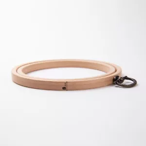Nurge Round Wooden Hoops With Suspension, Rim Height 8mm, Diameter 280mm Hand - Picture 1 of 3