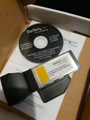 startech 1 port native expresscard rs232 serial adaptater - Photo 1/2
