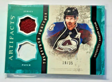 2011-12 Artifacts Treasured Swatches Dual Jersey Patch #TS-MH Milan Hejduk 19/35