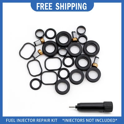 Juego de 4 sellos de reparación de inyector de combustible para Mazda RX-8 2004-2009 FJ798 N3H113250A Foto 1 de 4