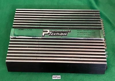 Amplificador de potencia puenteable de 4 canales Performance Teknique modelo ICBM-773__¡LEER POR FAVOR! Foto 1 de 4