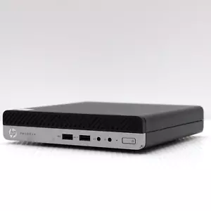HP ProDesk 400 G3 Micro PC Windows 11 Core i3 7100T 8GB 256GB SSD WiFi USB 3.0 - Picture 1 of 15