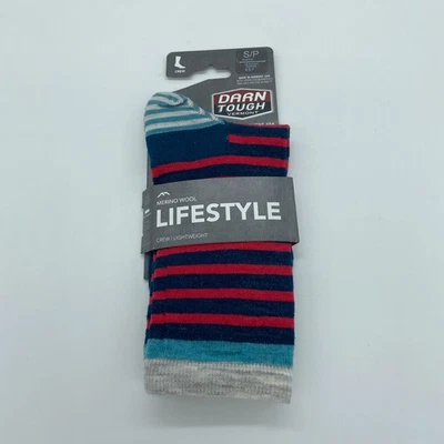 Darn Tough Lifestyle Crew Lightweight Merino Wool Dark Teal Size S Womens - Image 1 of 4