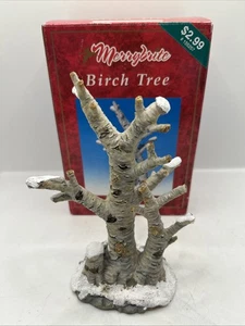 Vintage Merrybrite Birkenbaum Weihnachtsdorf Zubehör - Bild 1 von 7