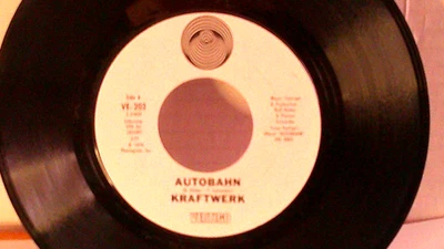 Kraftwerk,Vertigo 203,"Autobahn"US,7"45,1974 PROMO kraut rock classic, MINT - Imagem 1 de 2