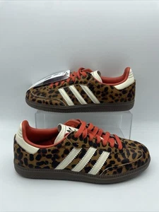 Adidas Samba OG Preloved Rojo Leopardo Reino Unido 5 Nuevo sin caja - Imagen 1 de 7