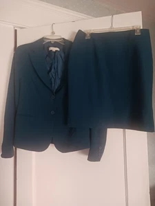Traje falda Jones New York turquesa para mujer talla 10 - Imagen 1 de 6