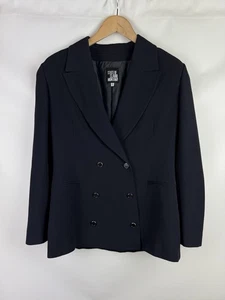 State Of Claude Montana Vintage Damas Doble Pecho Blazer Chaqueta Talla 8 / 42 - Imagen 1 de 22
