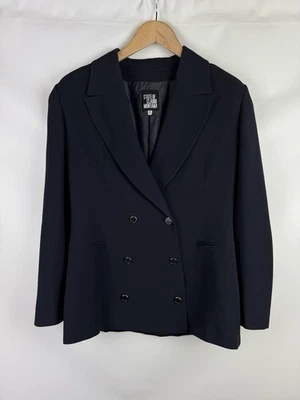 State Of Claude Montana Vintage Damas Doble Pecho Blazer Chaqueta Talla 8 / 42 - Imagen 1 de 4