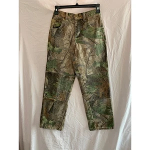 Wrangler Pro Gear Realtree Camo Mossy Oak Double Knee Pants Size 12  - Picture 1 of 4