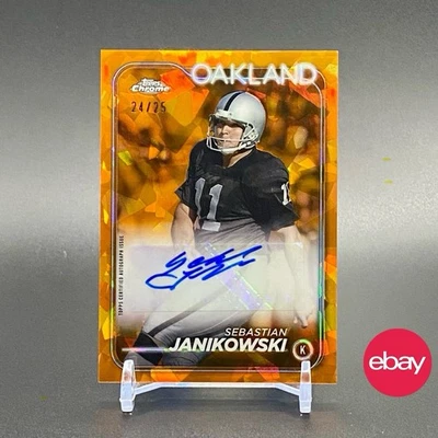 2024 Topps Chrome Sapphire Orange 24/25 Autographs SEBASTIAN JANIKOWSKI #BA-SJA! - Image 1 of 4