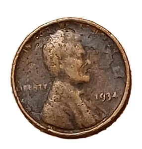 1934 1C Lincoln Wheat Penny ● ohne Münzzeichen - Bild 1 von 5