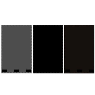 时尚防滑人造皮革头枕套适用于各种家具 17x27 — 第 1/4 张图片