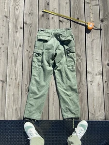 Vintage Jungle Green Tactical Cargo Hose 34x32 - Bild 1 von 8