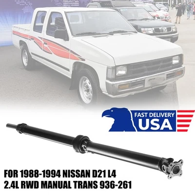 ‌Drive Shaft 3700003G01 Fits Nissan D21 1988-1994 Pickup RWD Standard Cab Rear Foto 1 de 4