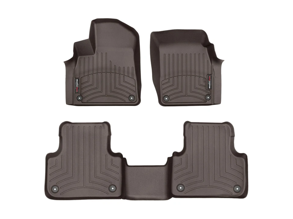 WeatherTech Floorliner для Lamborghini Urus 2019-2024 годов выпуска - 1-й и 2-й ряд, черный - Изображение 1 из 1