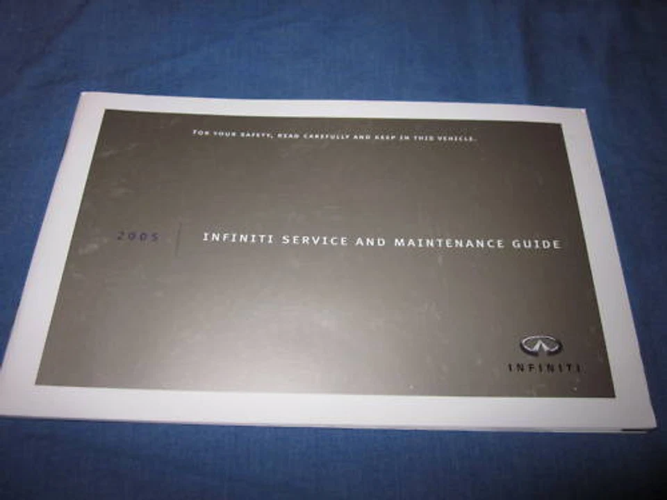 2005 Infiniti G M Qx Servicio Guía Propietarios Manual Flexible - Imagen 1 de 1