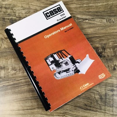 J I Case 550 Crawler Bull Dozer Bulldozer Backhoe Ripper Operators Owners Manual - Image 1 of 4