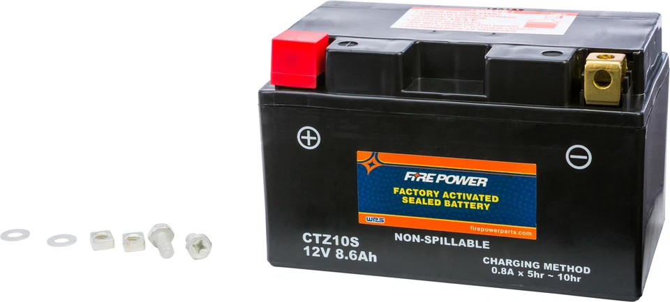 Fire Power CTZ10S Factory Activated Sealed Battery for Honda CB500X 2013-2017 - Image 1 of 1