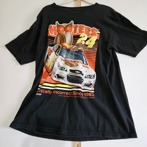 Vintage Y2k Chase Elliot Hooters Hendrick Motorsports NASCAR T-Shirt Large schwarz - Bild 1 von 5