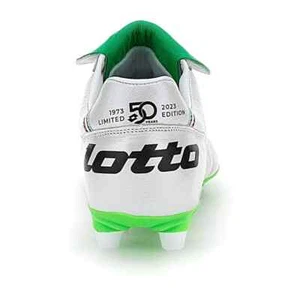 Lotto Stadio II FG OG Icons 50 Years Anniversary Silver Green Cleats Men's 10.5 - Picture 1 of 5