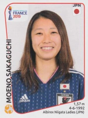 PANINI FUßBALL FRAUEN WM 2019 FRANKREICH Panini Sticker Women's World Cup 2019 No. 323 Moeno Sakaguchi JPN Japan NEW Image