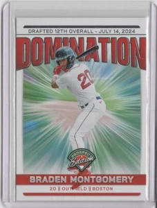 2024 Panini Prospect Edition Domination #9 Braden Montgomery - Picture 1 of 2
