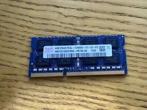 Hynix 4GB 2Rx8 PC3L-12800S-11-12-F3 DDR3 1600MHz RAM SODIMM HMT351S6EFR8A-PB 1/3 - Picture 1 of 2