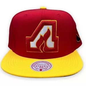 Gorra Atlanta Flames Adulto Snapback Rojo Dorado Mitchell Ness NHL New Era Gorra 2 Tonos - Imagen 1 de 8