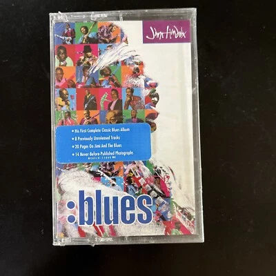1994 Blues by Jimi Hendrix (Cassette, Apr-1994, MCA)  - Brand New Sealed! - Image 1 of 4