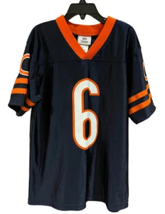 Camiseta de fútbol Jay Cutler Chicago Bears #6 azul marino mediana juvenil 8-10 - Imagen 1 de 4