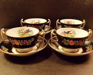 QUATTRO ANTICHE ZUPPIERE SPODE CHELSEA BIRD MANICO PANNA NERE MULTICOLORE BELLE - Foto 1 di 12