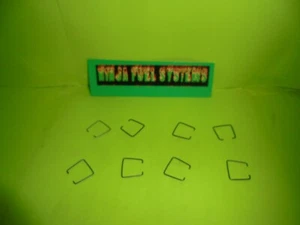 8 PK INJECTOR PLUG RETAINER CLIP SET FOR 2 WIRE BOSCH L JETRONIC INJECTOR PLUGS - Picture 1 of 3