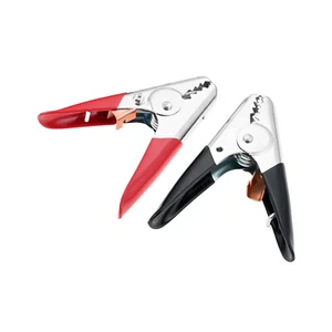 2x Car Boat Positive/Negative Jumper Cable Clamps 600A 12V Battery Charger Clamp - Picture 1 of 6