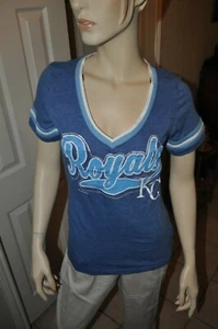 MLB Mercancía Genuina Kansas City Royals Camisa Para Mujer XS-Pequeña Nueva Sin Etiquetas - Imagen 1 de 3