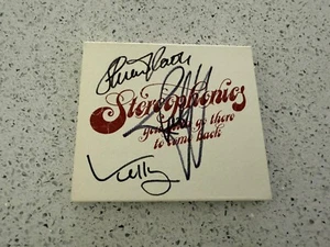 STEREOHONICS YOU GOTTA GO THERE FULLY GENIUNE SIGNED CD BY ALL 3 ORIGINAL BAND - Picture 1 of 3