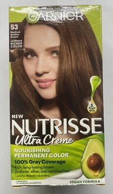 Kit Garnier Nutrisse Ultra Crema 53 Medio Dorado Marrón Color Permanente. Precintado Foto 1 de 4