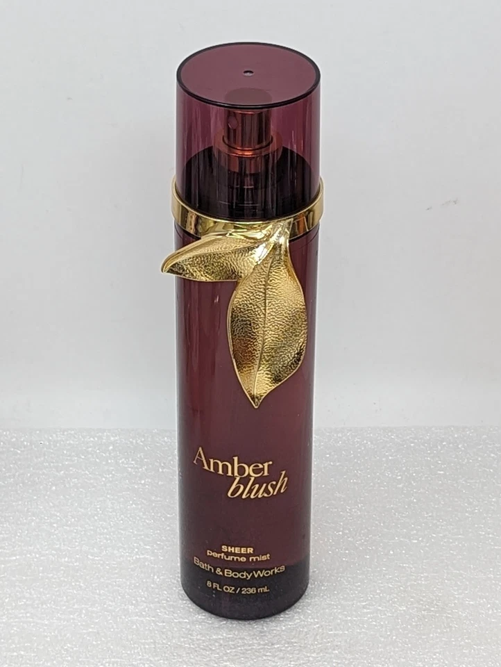 Bath & Body Works 琥珀腮红透明香水喷雾 8 液量盎司 — 第 1/1 张图片
