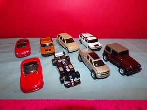 MAISTO LOT of 8 CARS GOLD HUMMER WHITE HUMMER AUDI JEEP & MORE VERY COOL LOT - Picture 1 of 9